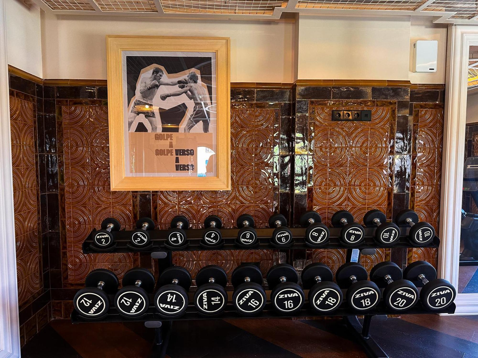 Only You Hotel Sevilla Zewnętrze zdjęcie Dumbbells on a rack